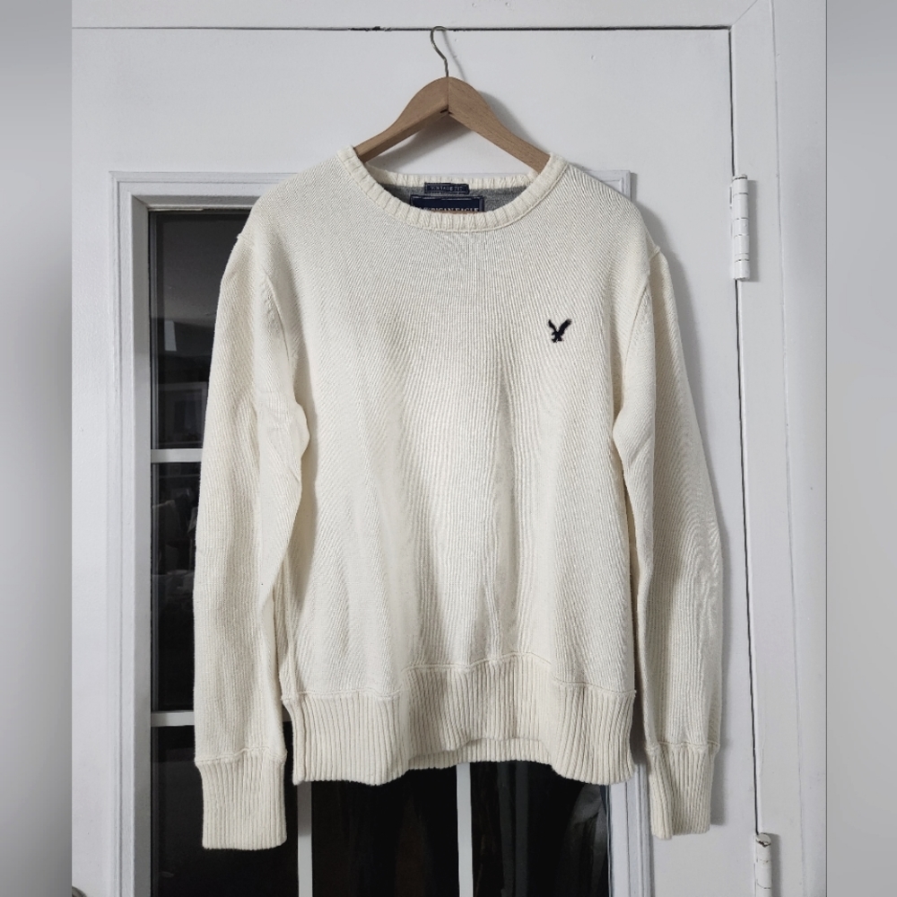 American Eagle Outfitters | Men's Vintage Fit - Cotton Knit Fall Sweater…
